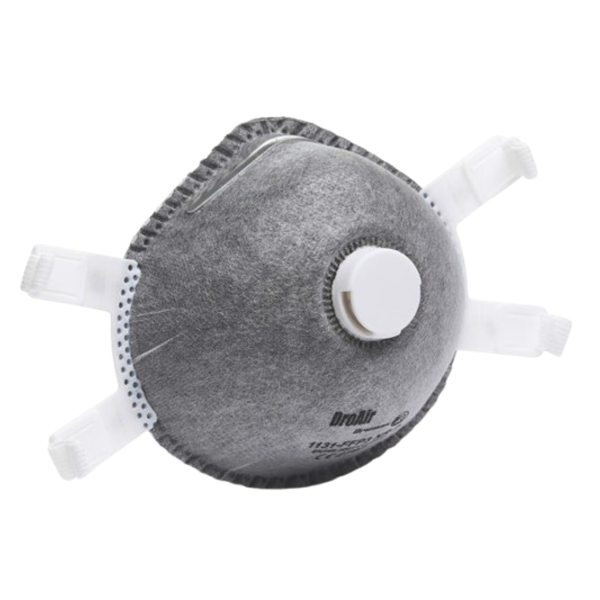 Dromex Moulded Active Carbon FFP3 Disposable Mask 5/Box