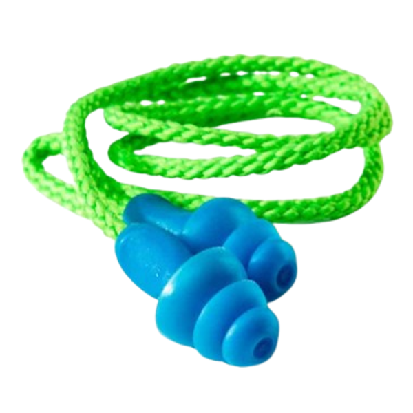 Dromex Blue Corded Re-usable Earplugs