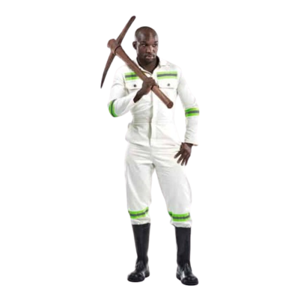 Dromex D59 Unbleached/White Mining Spec Boilersuit