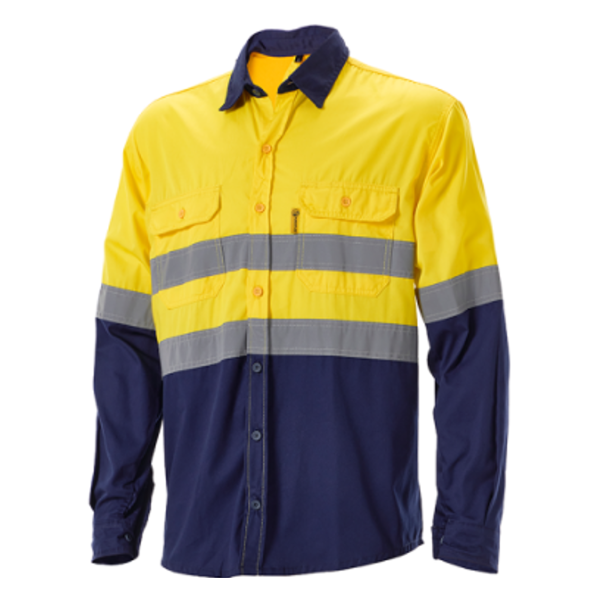 EVOTECH 65/35 Hi-Vis Shirt Yellow