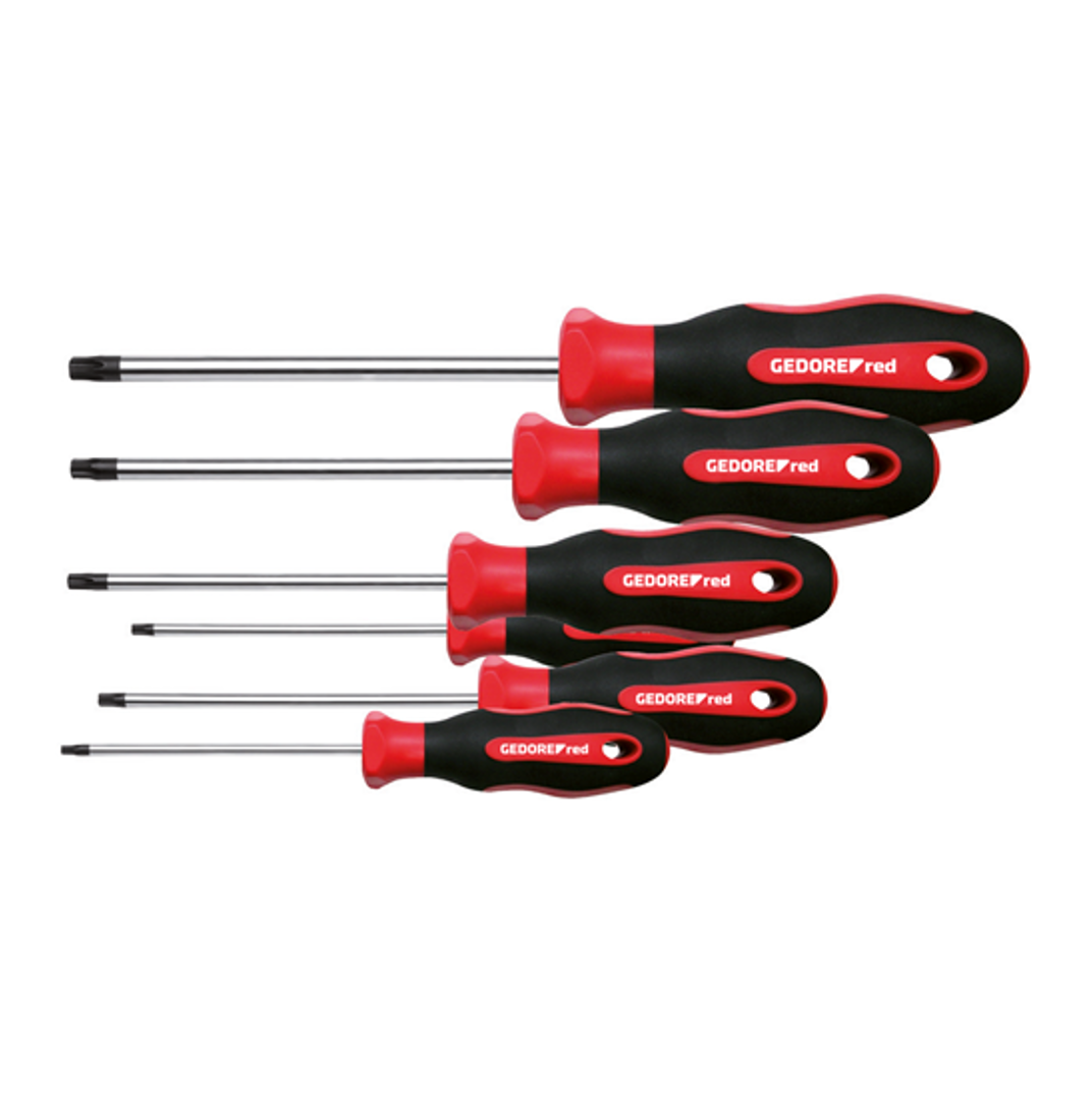 GEDORE Red Screwdriver Set 6pc T10-40